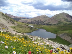 The view of American Lakes from Snow Lake (Photo by Laura MacLean)